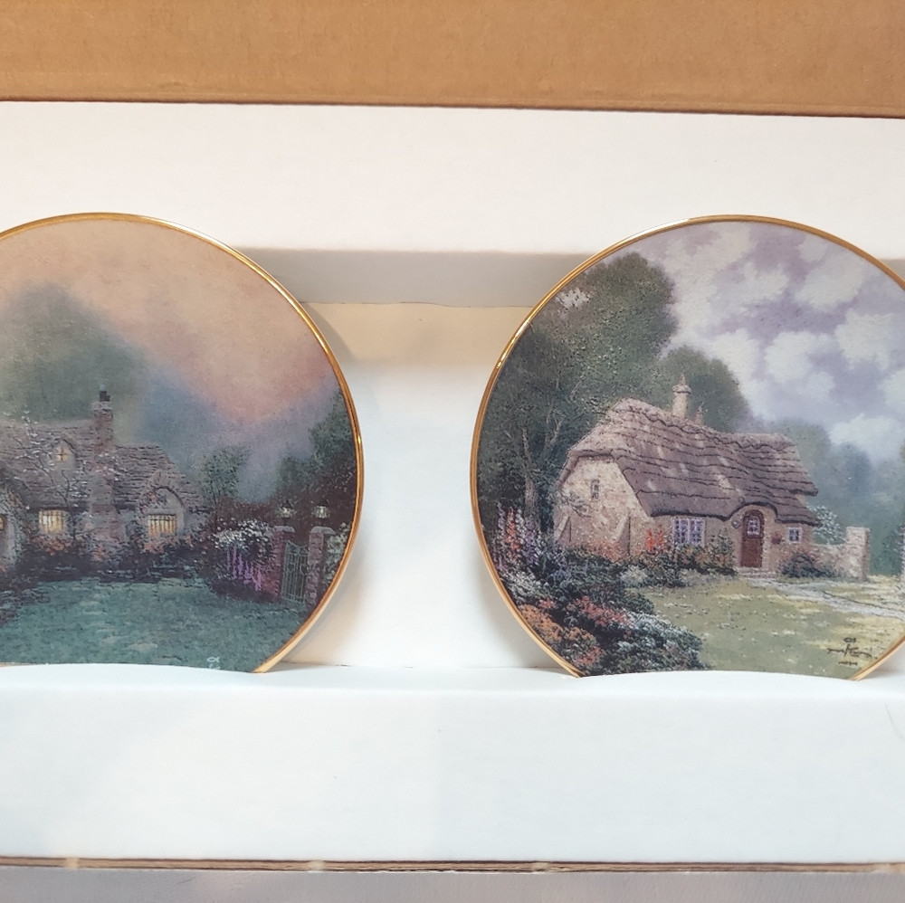 Thomas Kinkade Mini plate Set